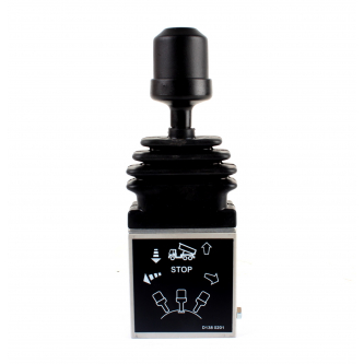 Pneumatic joystick for hooklift, skip loader, tipper BI G1/8" bottom connections